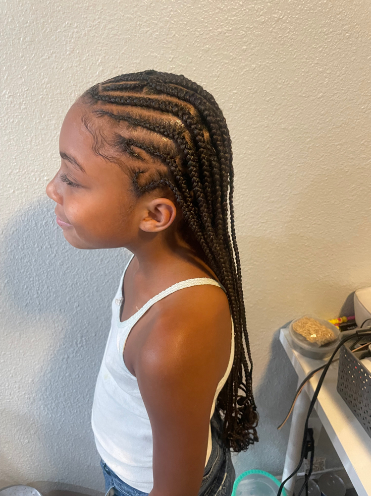 Kids Half & Half Braids