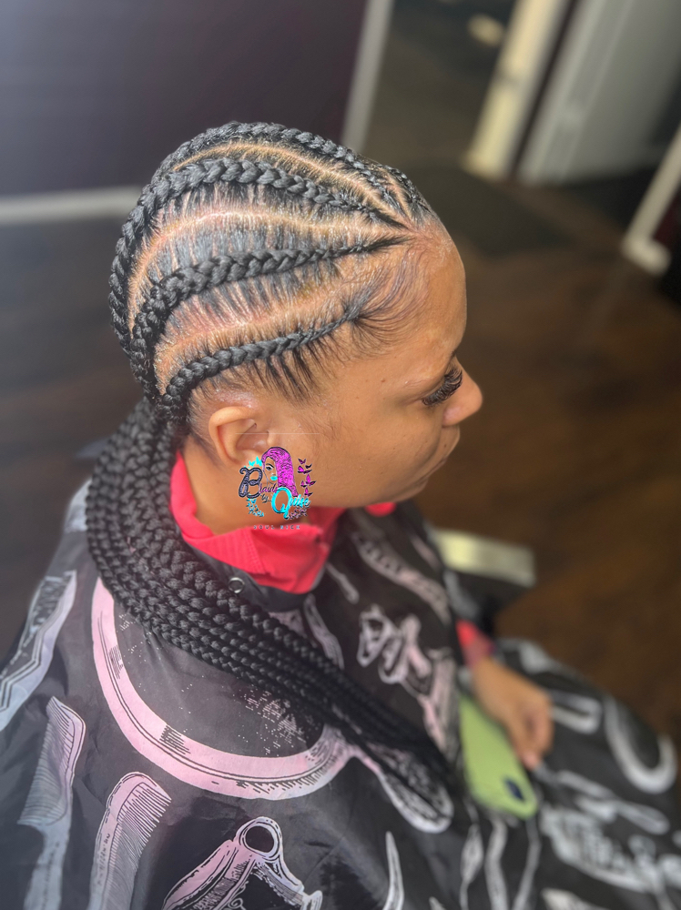 6 Feed In Braids