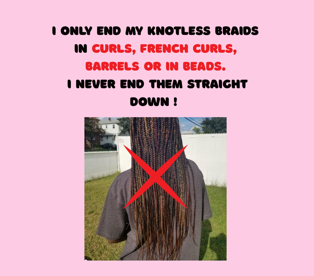 NO STRAIGHT ENDS ALLOWED
