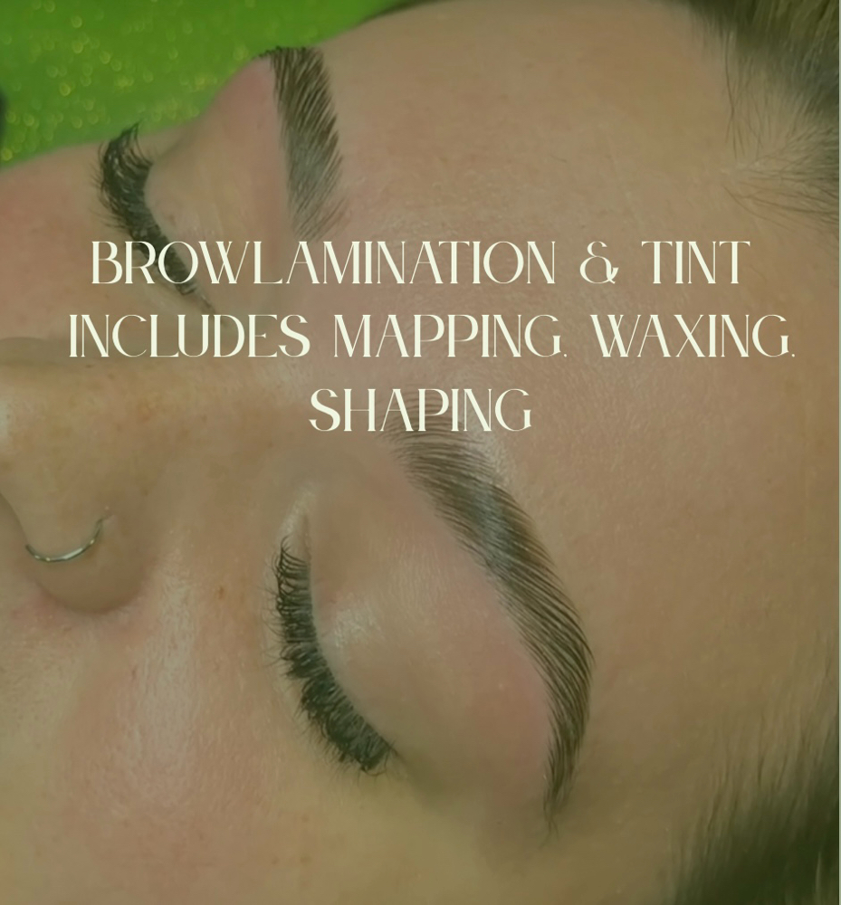 Brow Lamination & Tint