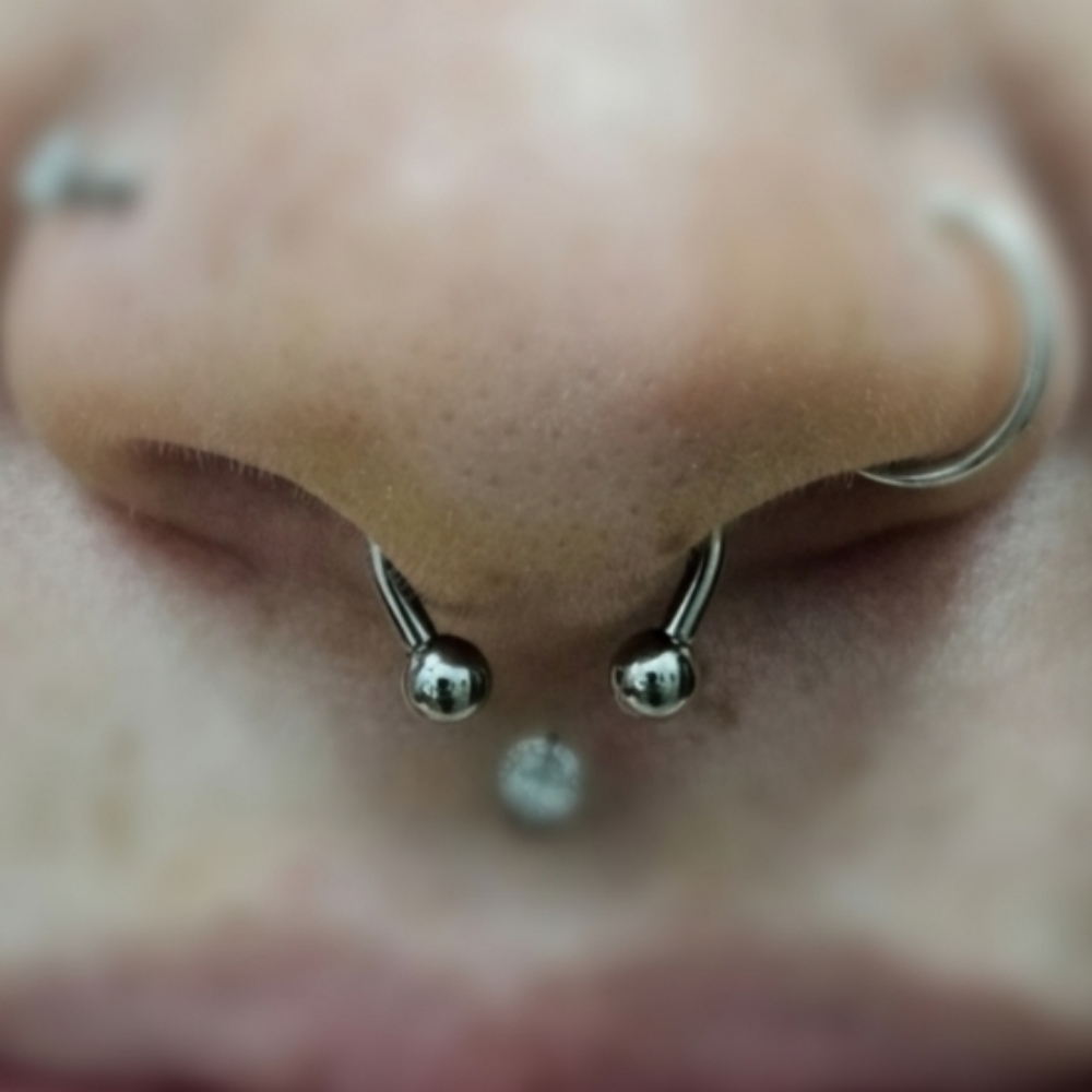 Septum Piercing at Chrissy Von in Pelham, NH
