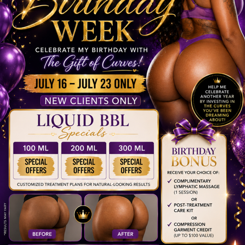 Birthday 300 MLS BBL at Elite Luxe  MedSpa and Cosmetics in Houston, TX