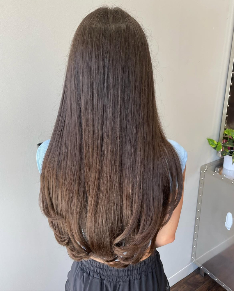 Long haicut/Extra Length/thickness at North & South Styles by Bri in Wake Forest, NC