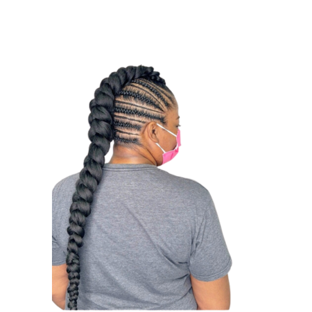 Braided Faux Mohawk