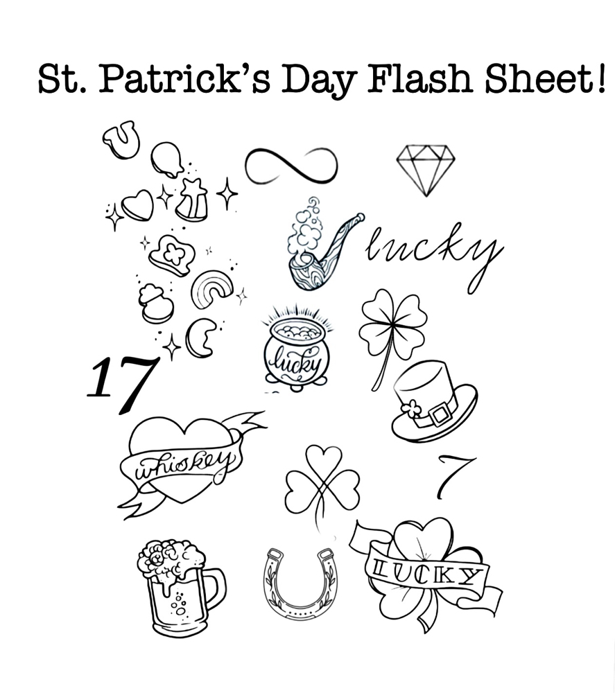 1-1 Inch St. Patricks Day Flaah
