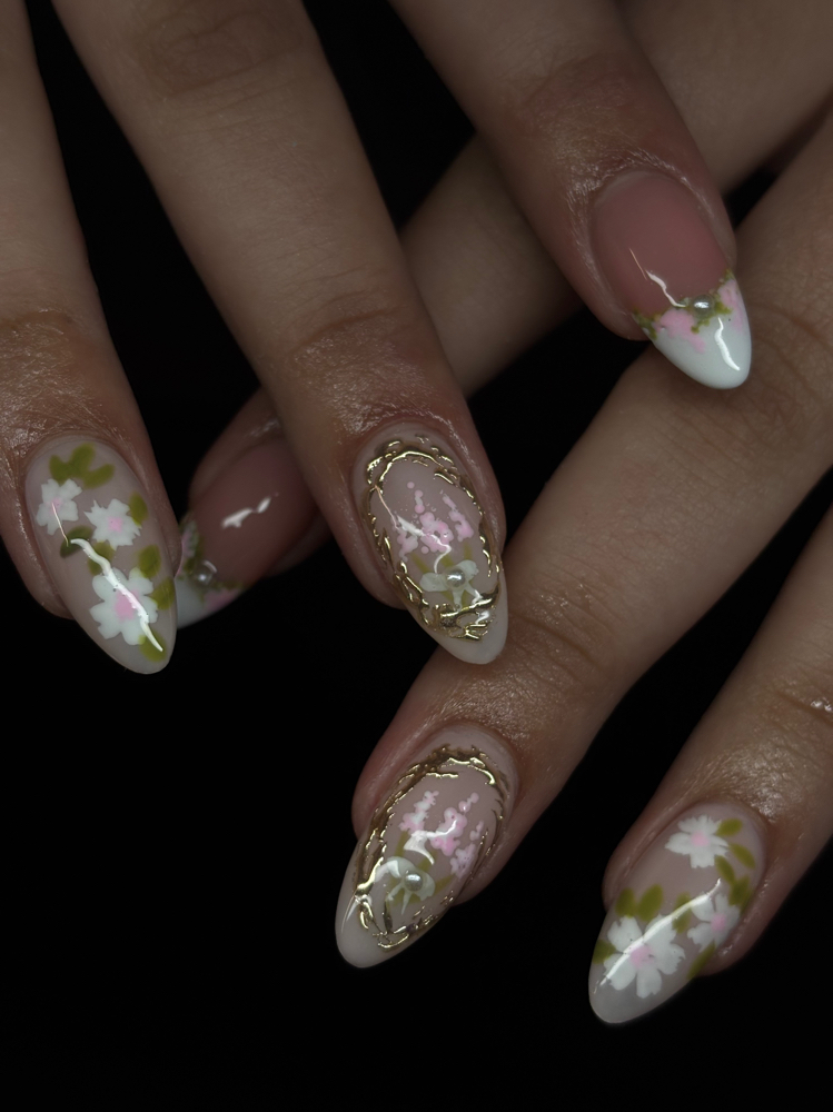 Gelx Nails w/ Advanced Nail Art