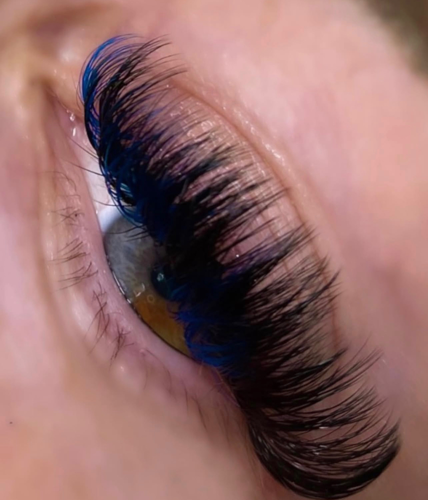 ADD ON colored lashes