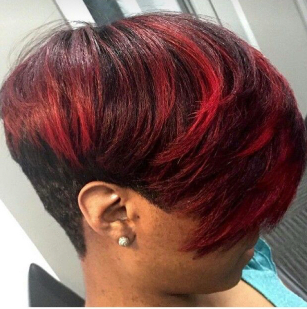 Hair Cut/Style Short Hair at SJ Hair Studio in North Carolina, NC
