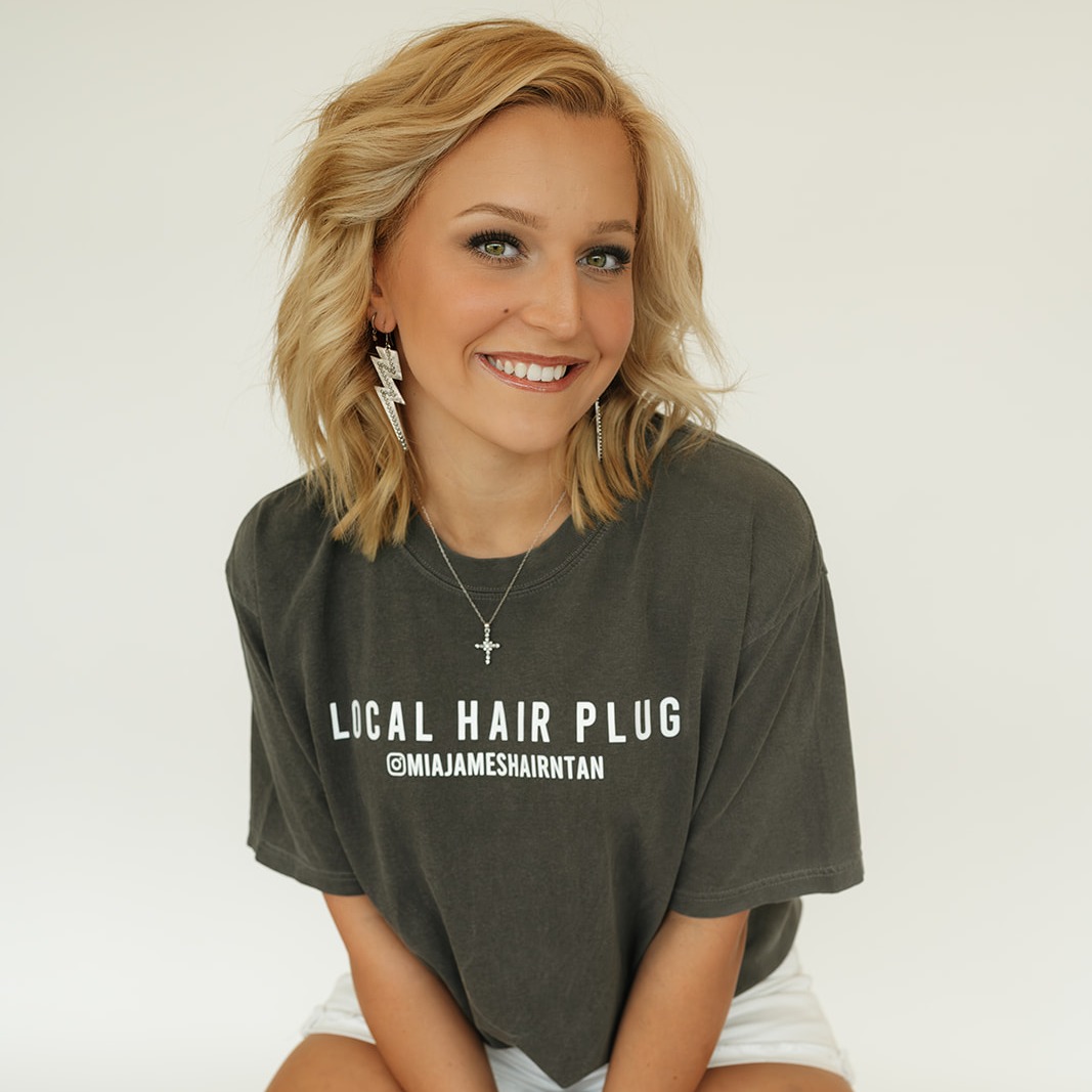 Partial Blonding at Mia James Color and Extensions in Mobile, AL