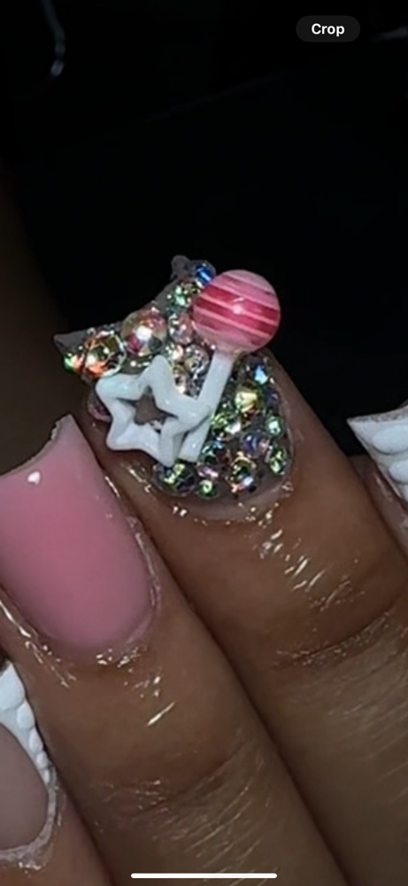 Rhinestone Full Nail