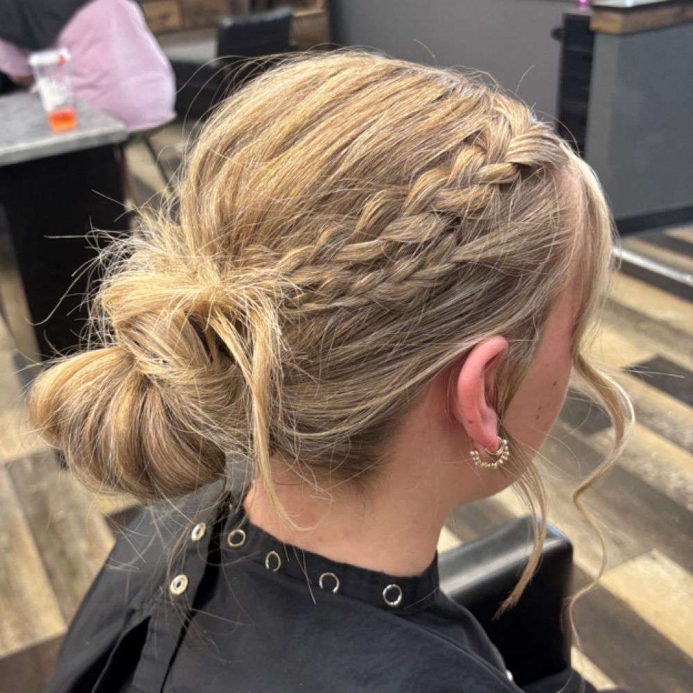Special Occasion Updo at Salt & Light Studio in Mitchell, SD