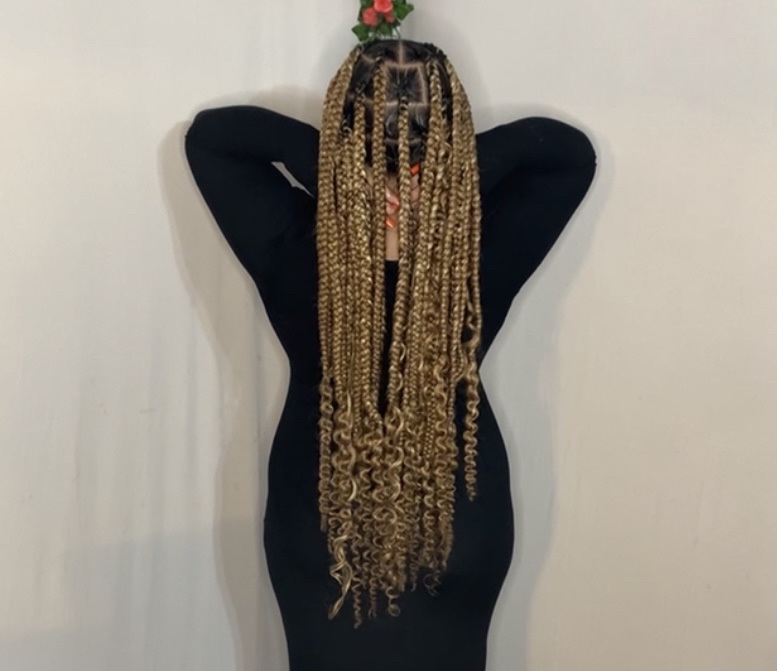 Large Boho Knotless Braids