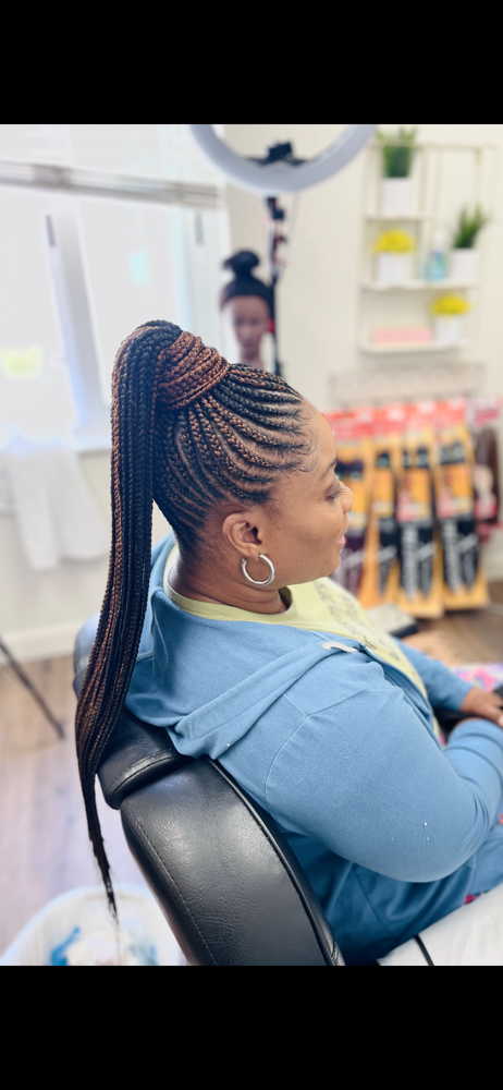 Lemonade Braids | Ponytail at H& R Beauty Spot in Oakland Park, FL