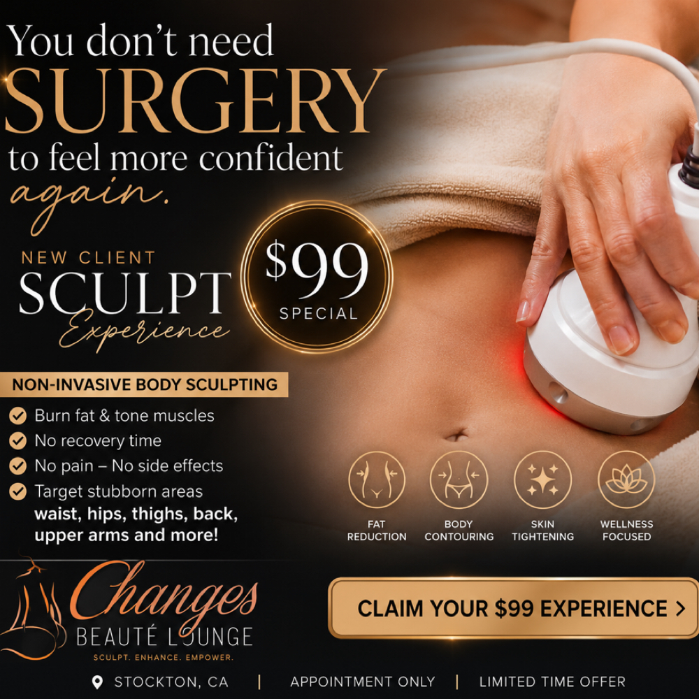 $99 New Client Sculpt Experience at Changes Beaute Lounge LLC in Stockton, CA