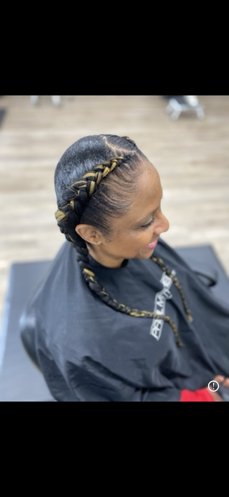 2 Feed In Braids