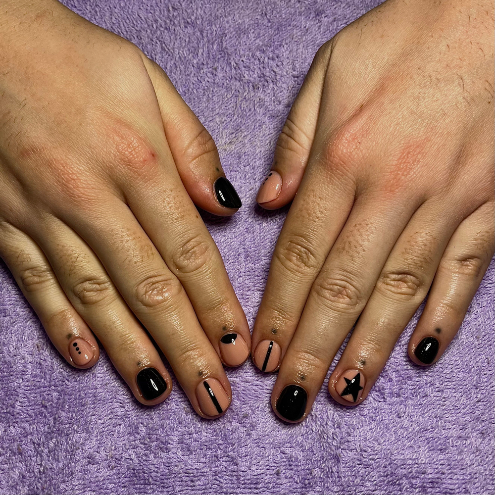 Natural Short Nails at Unique Nails Studio in Winston Salem, NC