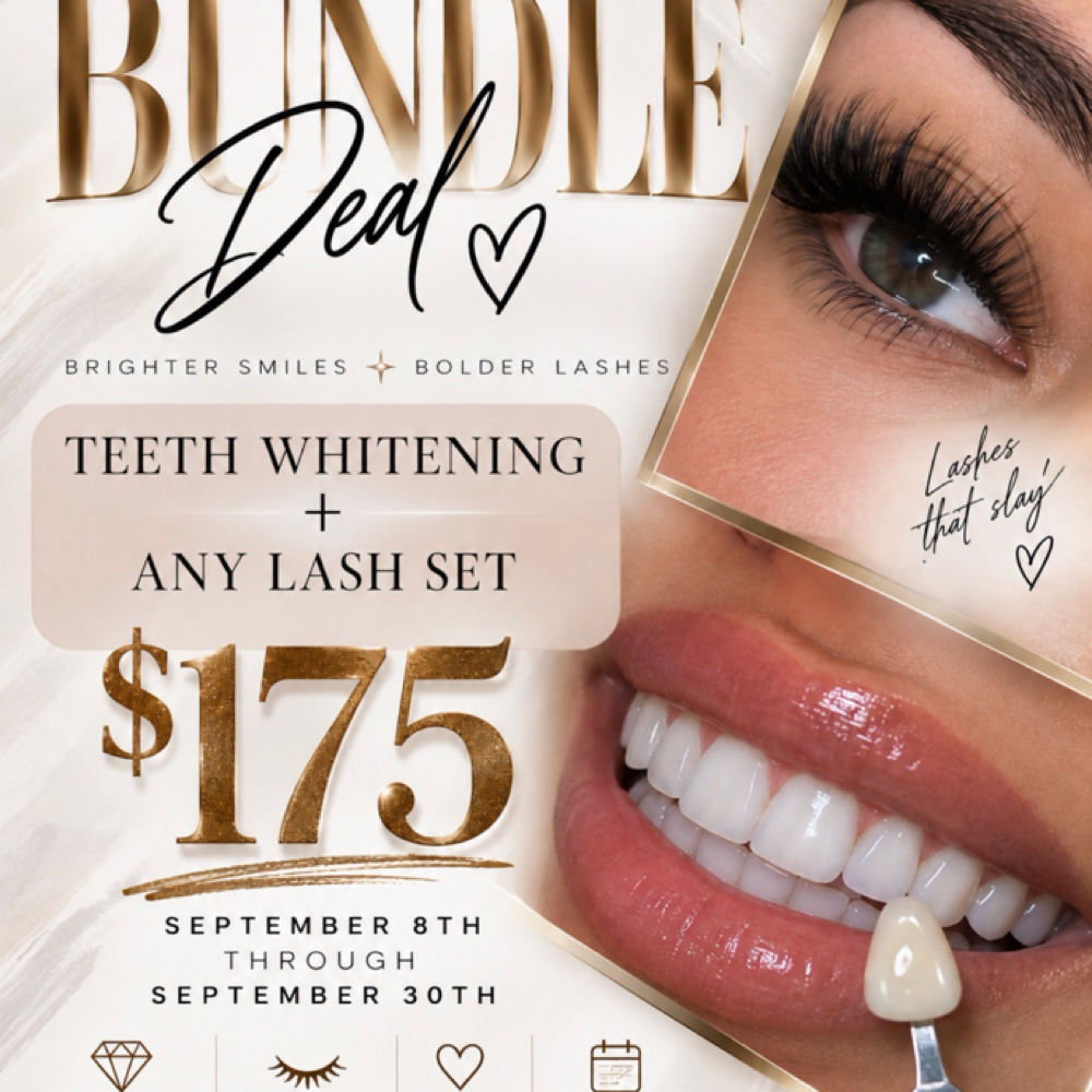 Teeth & Lash Bundle at AfterGlo Aesthetics in Slidell, LA