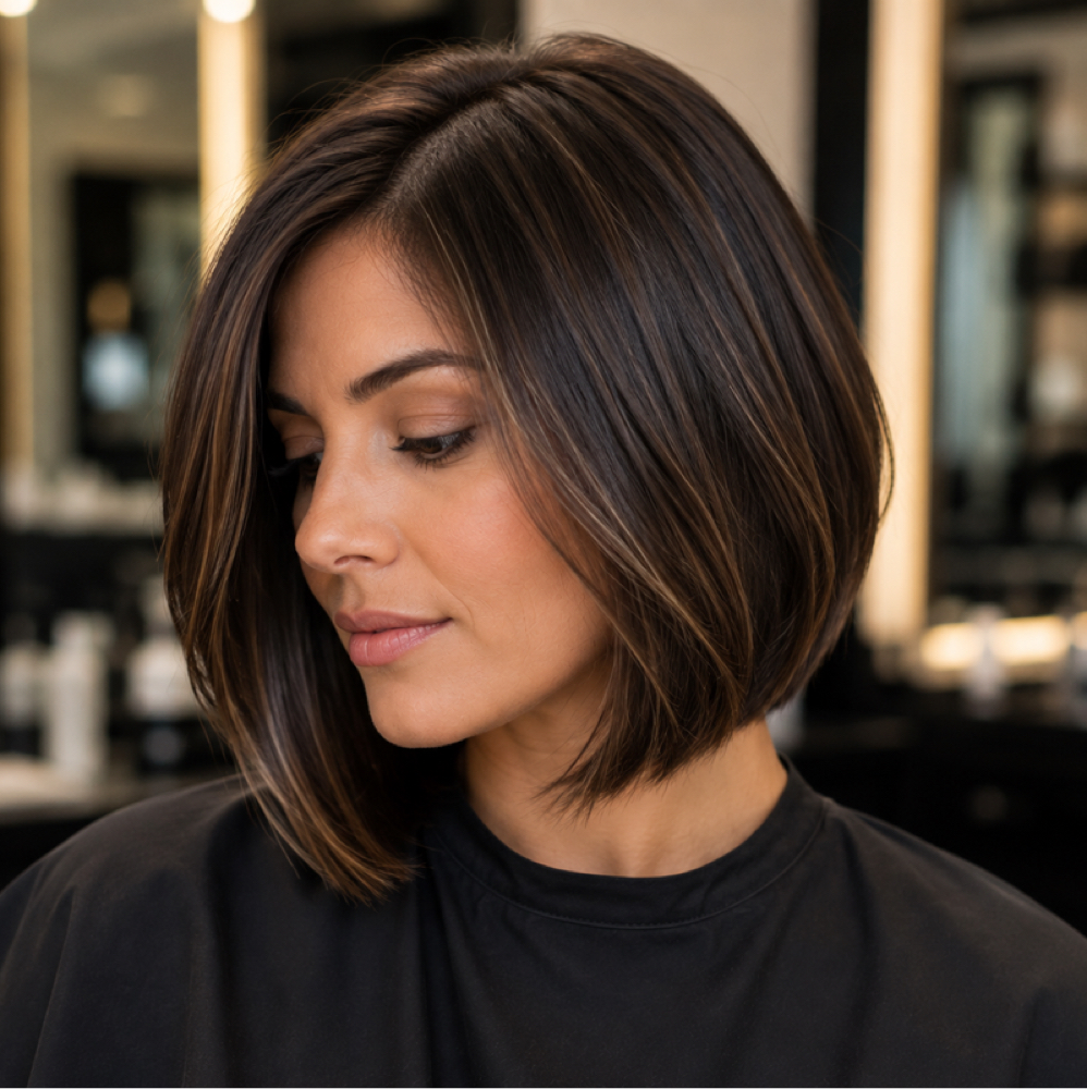 Signature Bob Haircut + Blow-Dry at Dania’s Hair Studio in Tampa, FL