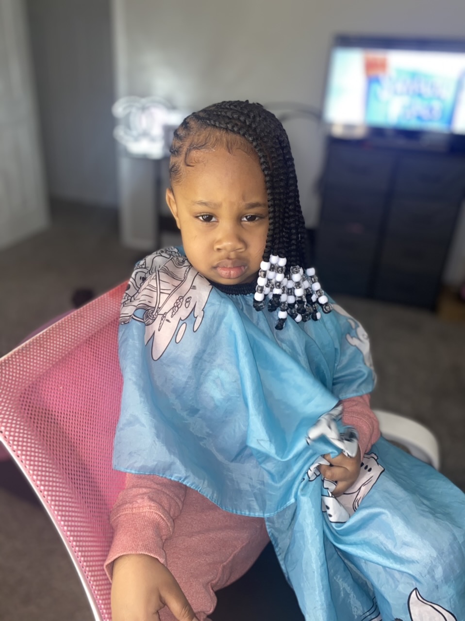 Medium Feedin Braids(Youth) at C&C Hair Collection in Palos Hills, IL