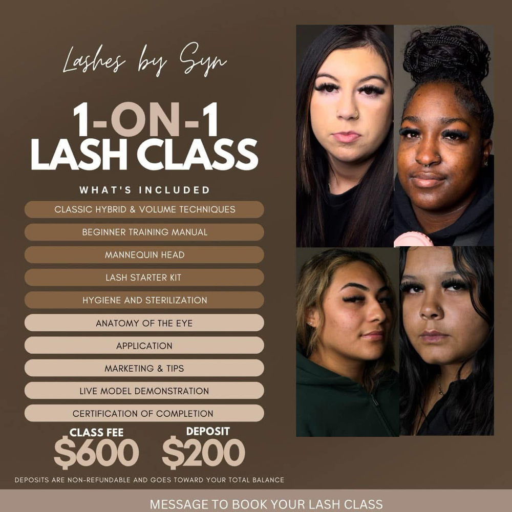1 on 1 LASH CLASS!!!!!!!!!!!
