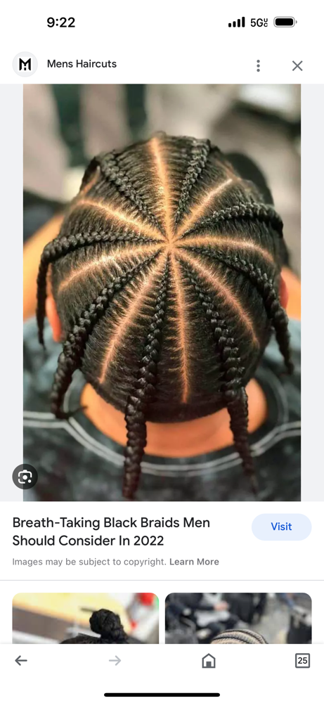 Men Braids/ Simple Styles