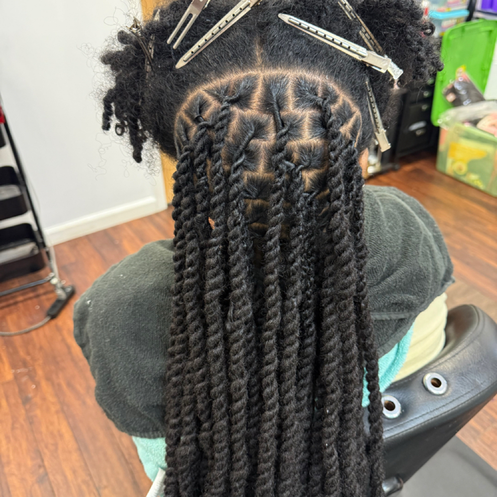 Loc Extended Twist (add-on) at Allthat Jaz Creative Co LLC in Fayetteville, NC