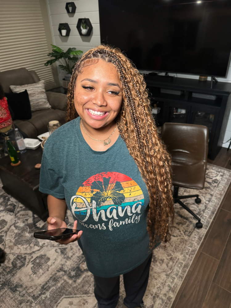 Smedium  Knotless EXTRA boho Curls