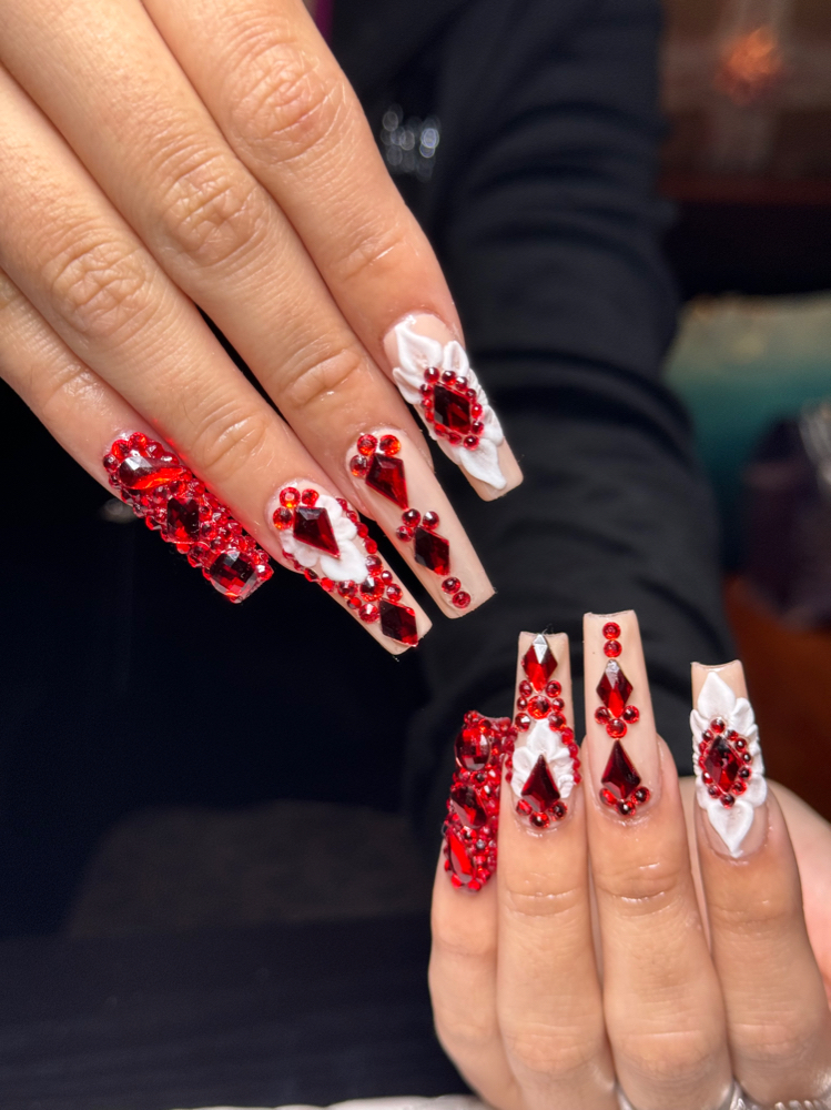 Full Rhinestone Nail Set (all 10)