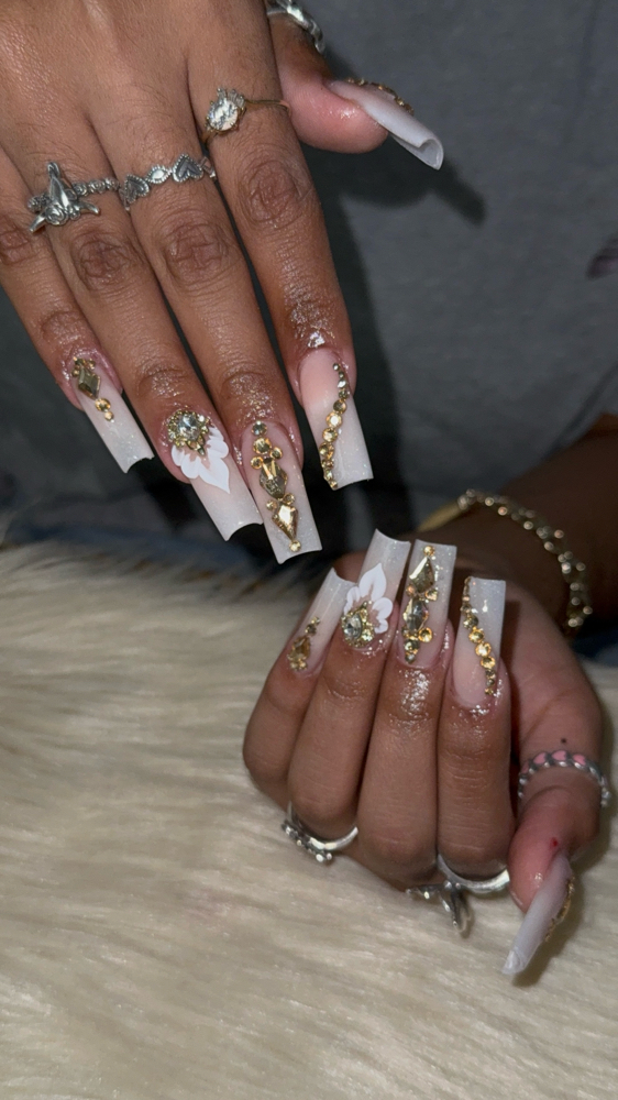 Long Acrylic Nails