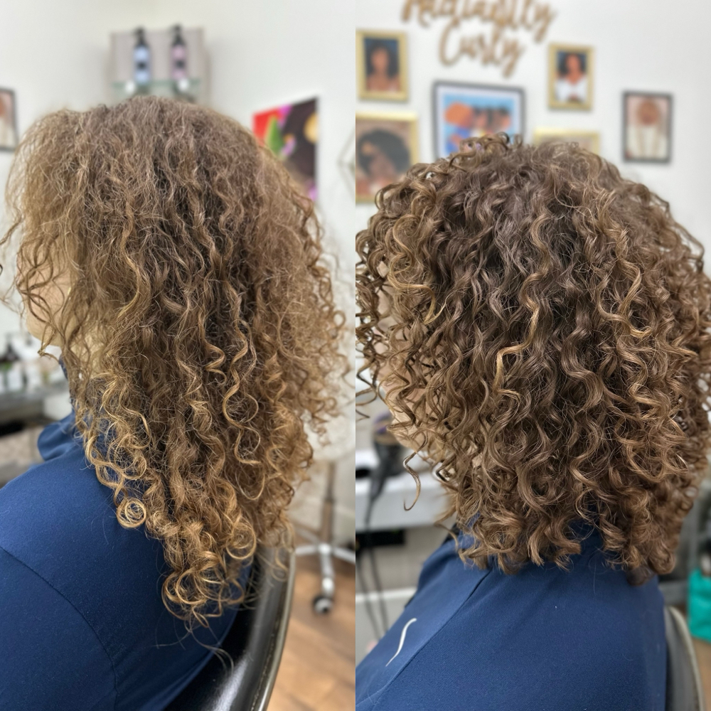 New Client Curly Cut at Radiantly Curly Studio in Redwood City, CA