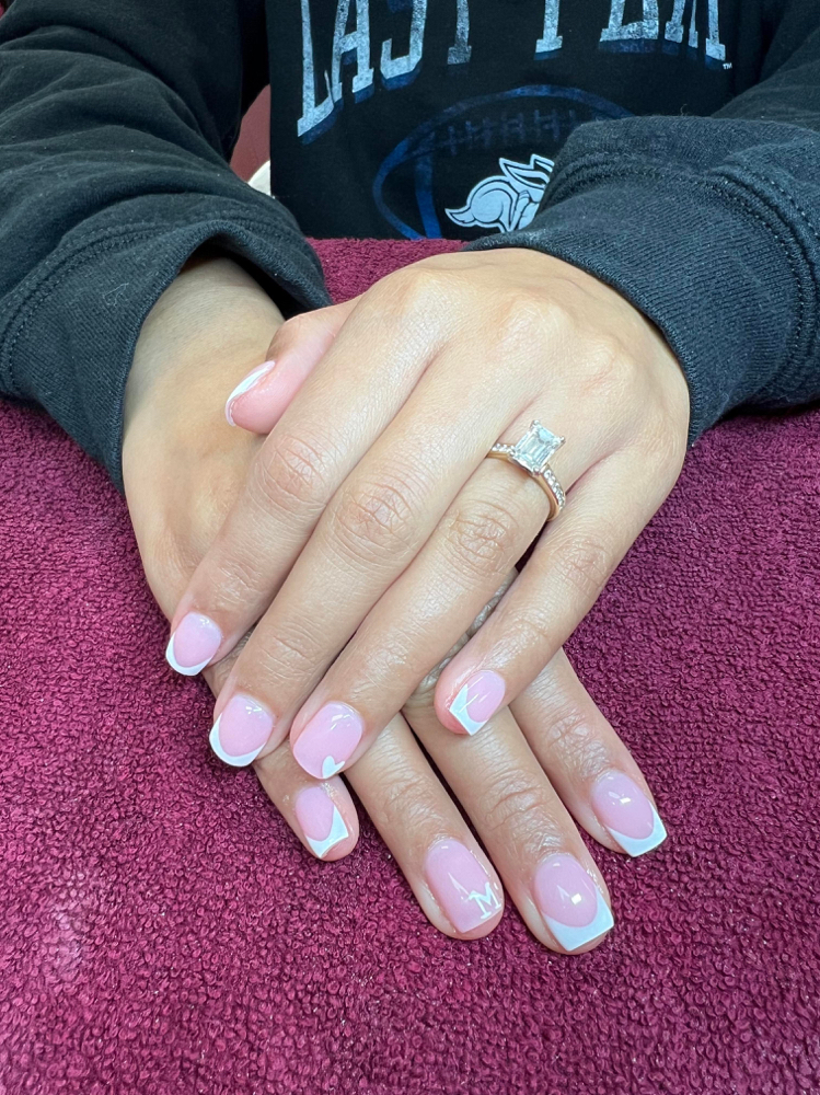 SNS Dip French Nails