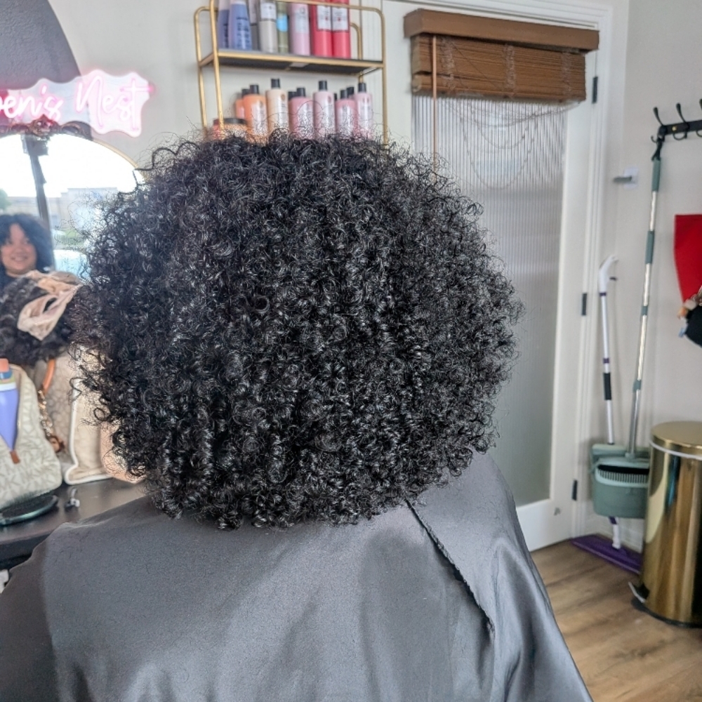 Curly Cut at Krush The Look in Austin, TX