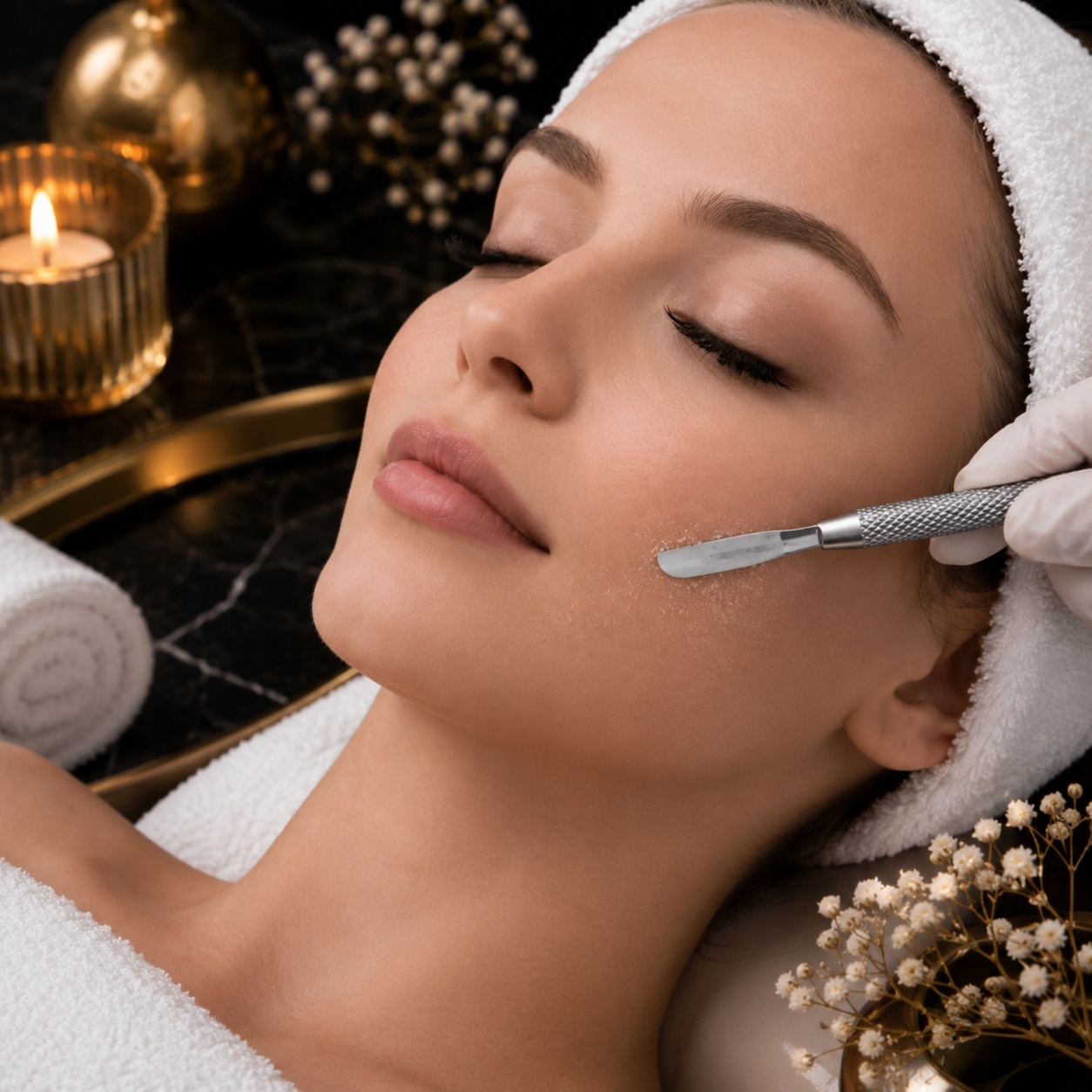 Facial - Dermaplaning Add-on at Le Bijou Nails and Spa Salon in Houston, TX