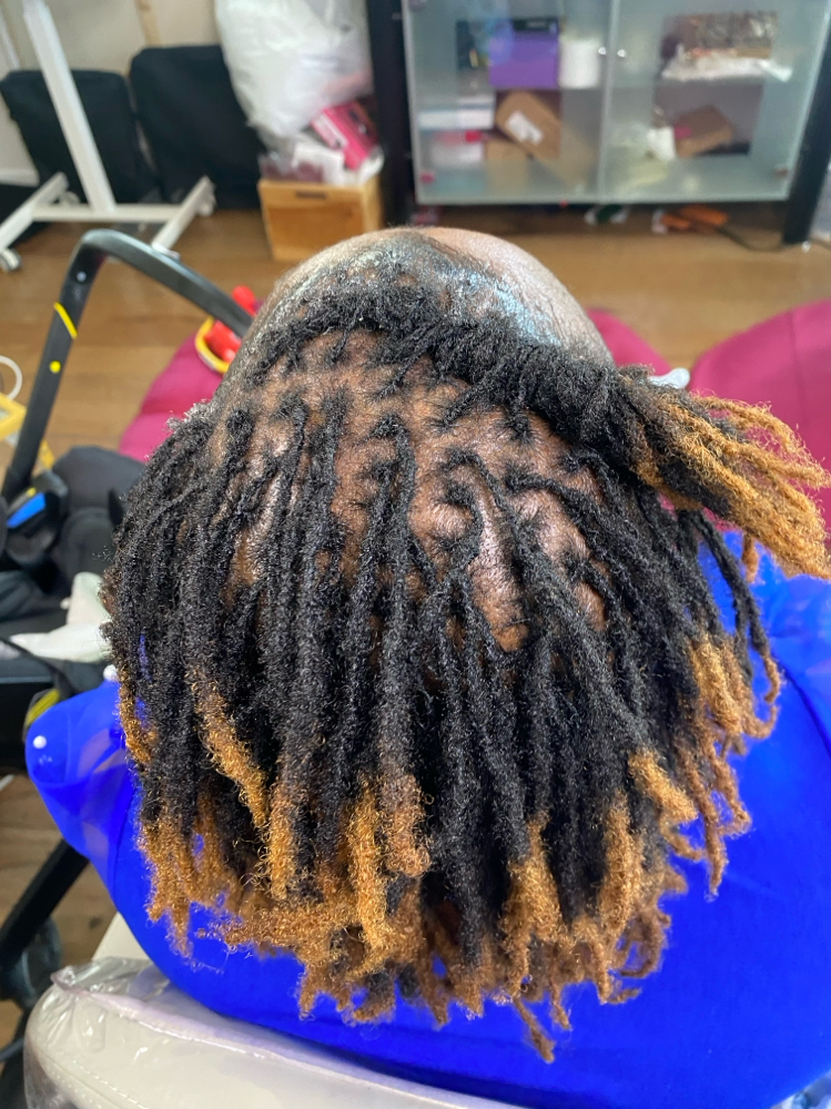 Microloc Retie at U’Neek HairStoree, Hair Artistry Salon in Stafford, VA