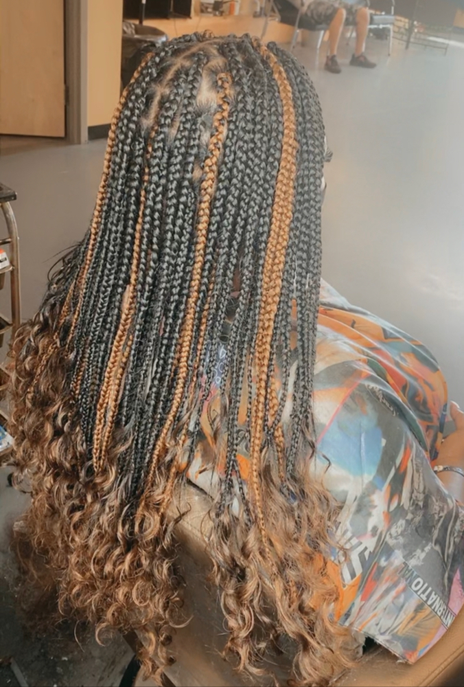 Bohemian Box Braids (Large/Medium)