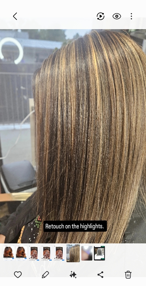 Partial Hi Light at Chavonne’s Salon in Richmond Heights, MO