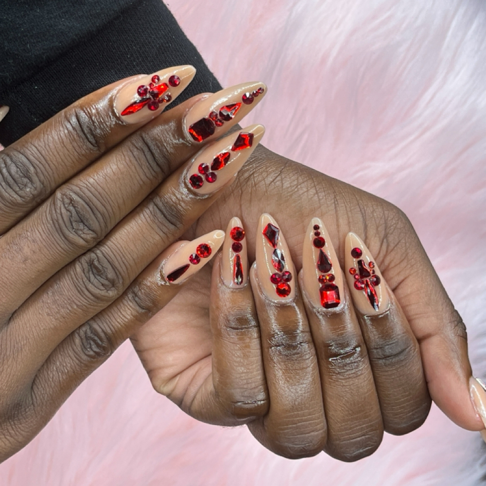 Long Acrylic Full Set at Nails By Shakiyra LLC in Grandview, MO