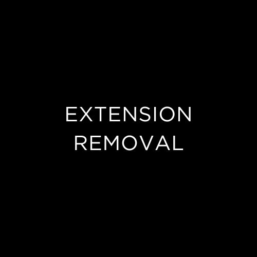 Extension Removal