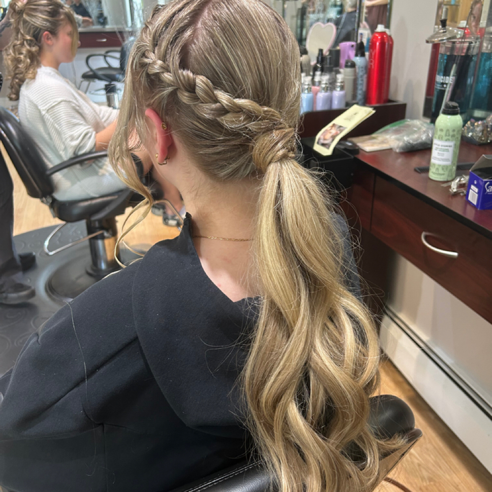 Updo/Event Style at Lunahaus Studio in Warwick, RI