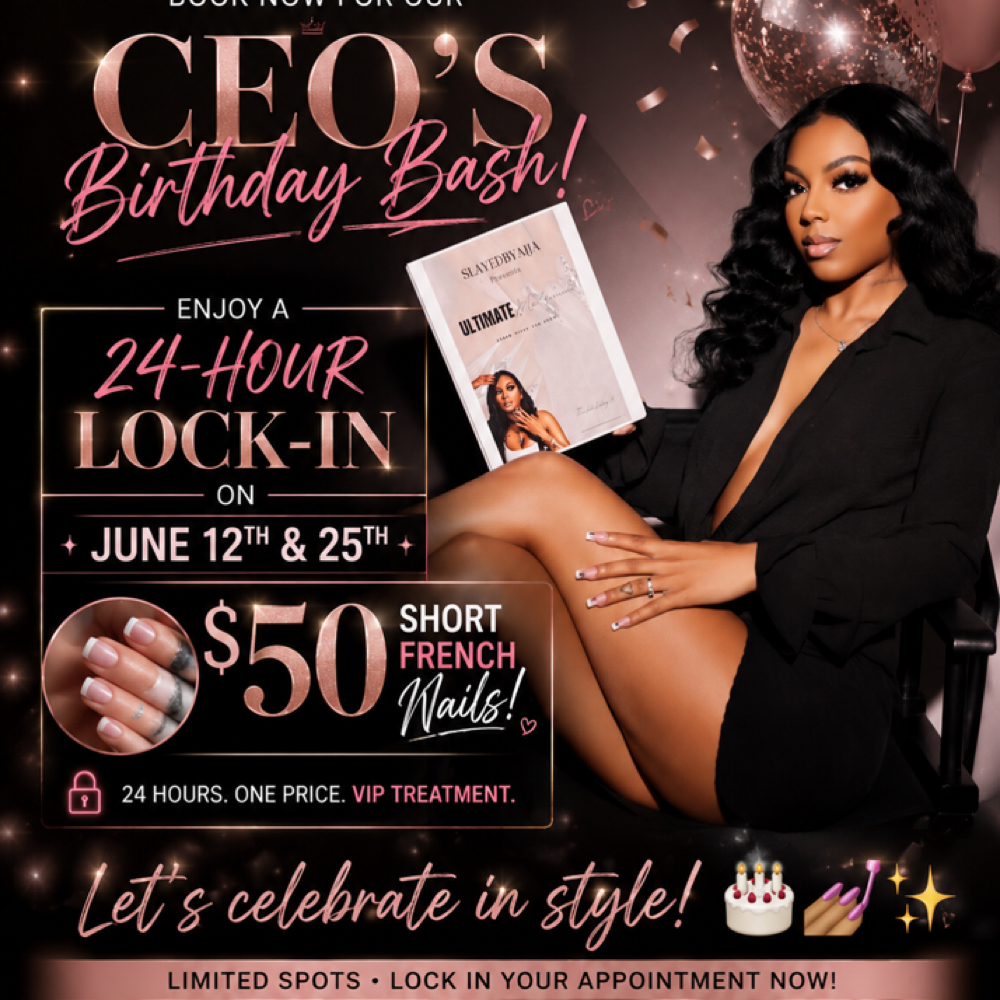 $50 Short French JUNE 12&25 Only at Slayedbyaija in Temple Hills, MD