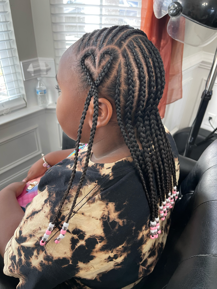 Shaquille Sunflower on X: Kids Knotless braids  / X