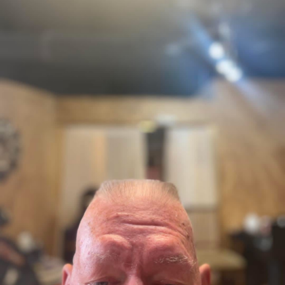 Straight Razor Mens Haircut at Happy Hippie Hair in Fair Grove, MO
