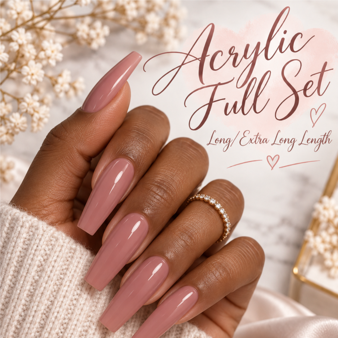 Full Set - Acrylic (Long/XLong) at Forté Nail Spa in Toledo, OH