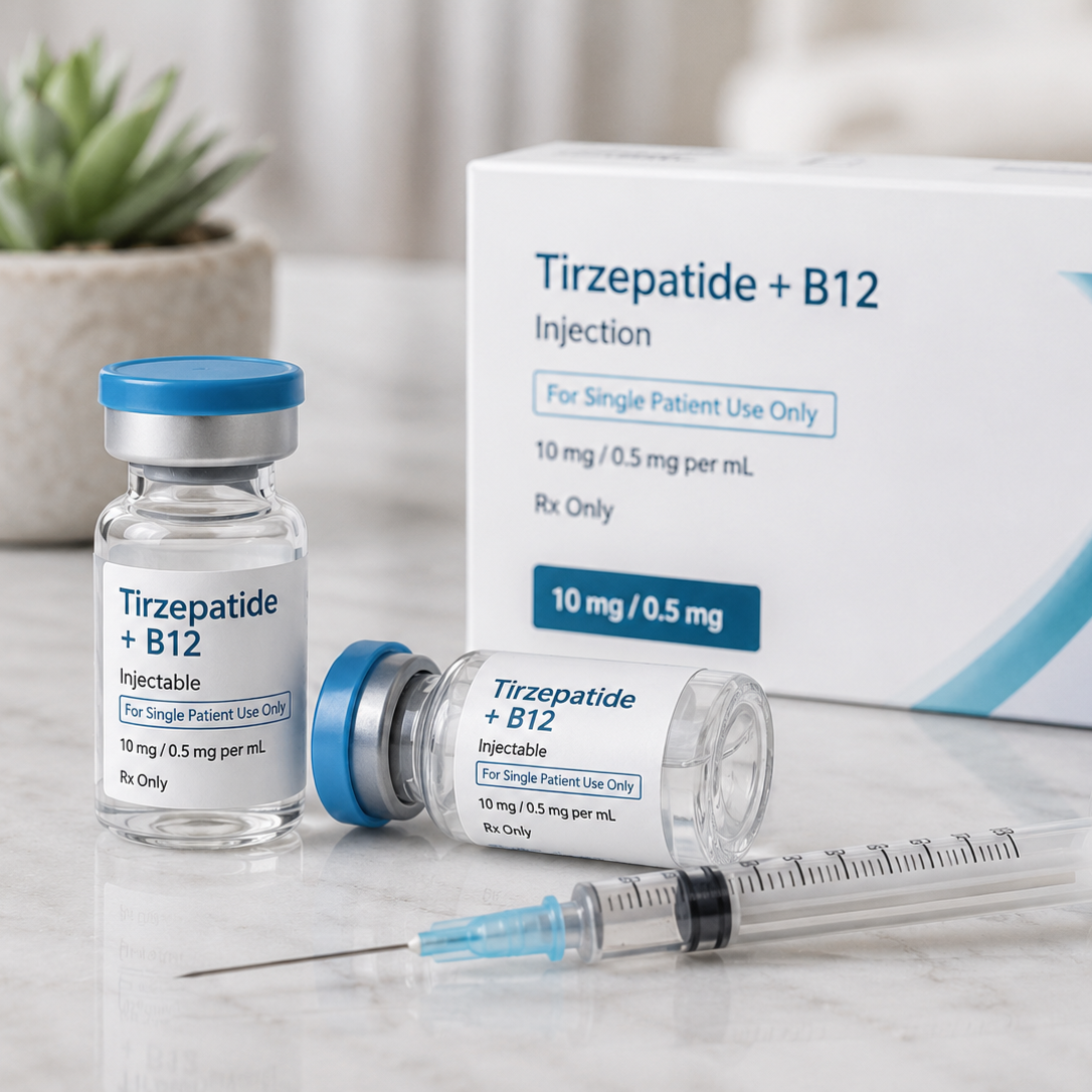 Tirzepatide + B12 at A. Shanel Aesthetics in Houston, TX