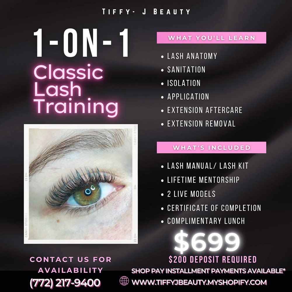 1 On 1 Classic Lash Training