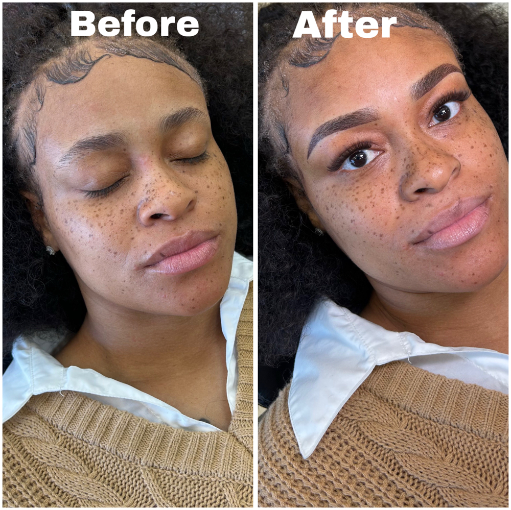 Permannet Powder Brows (Ombre Brow) at PMU BY ROMY in Fairfield, OH