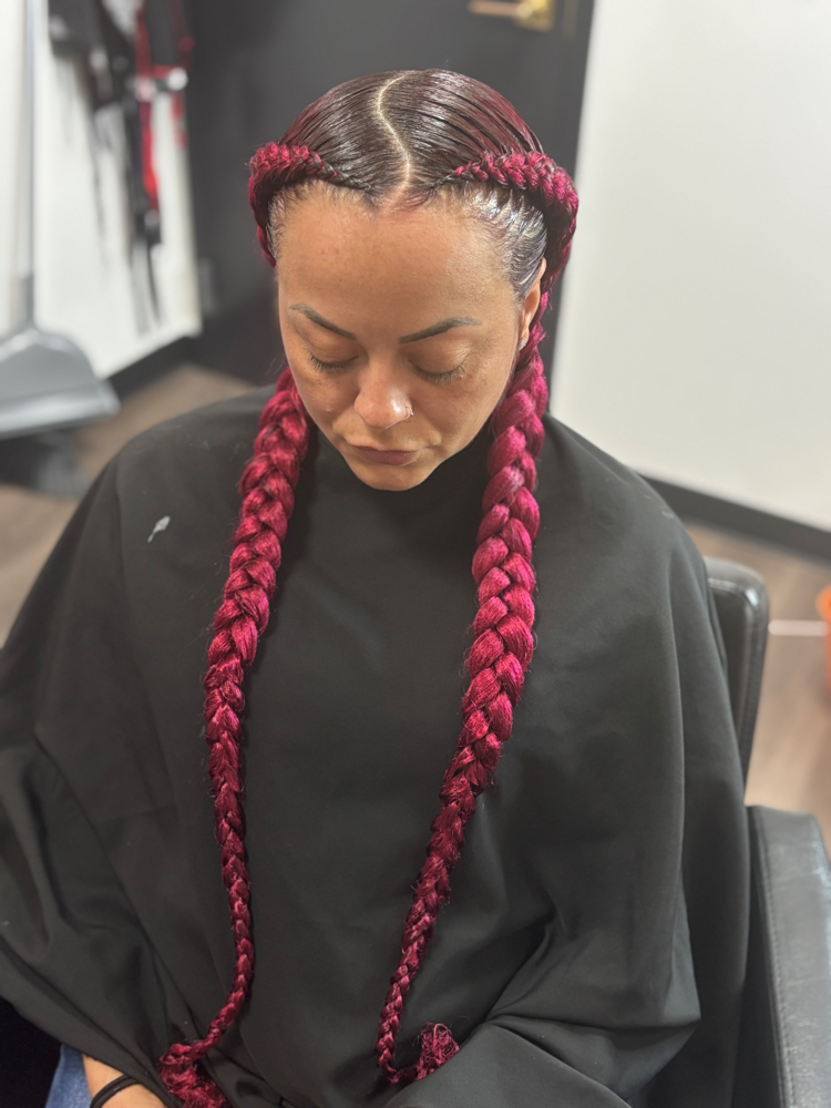 2 Feed In Braids at BraidsByLici in Kansas City, MO