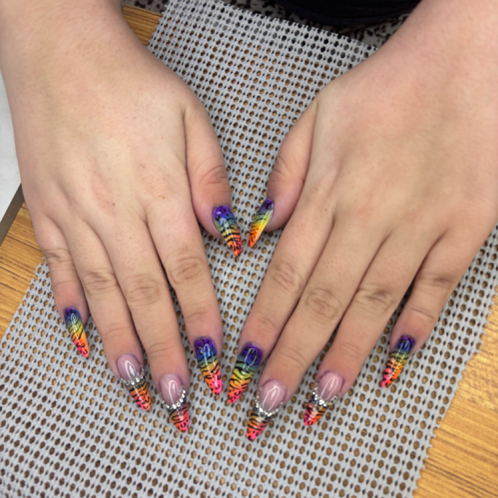 Gel fill at Bab’s Nail Studio in Douglasville, GA