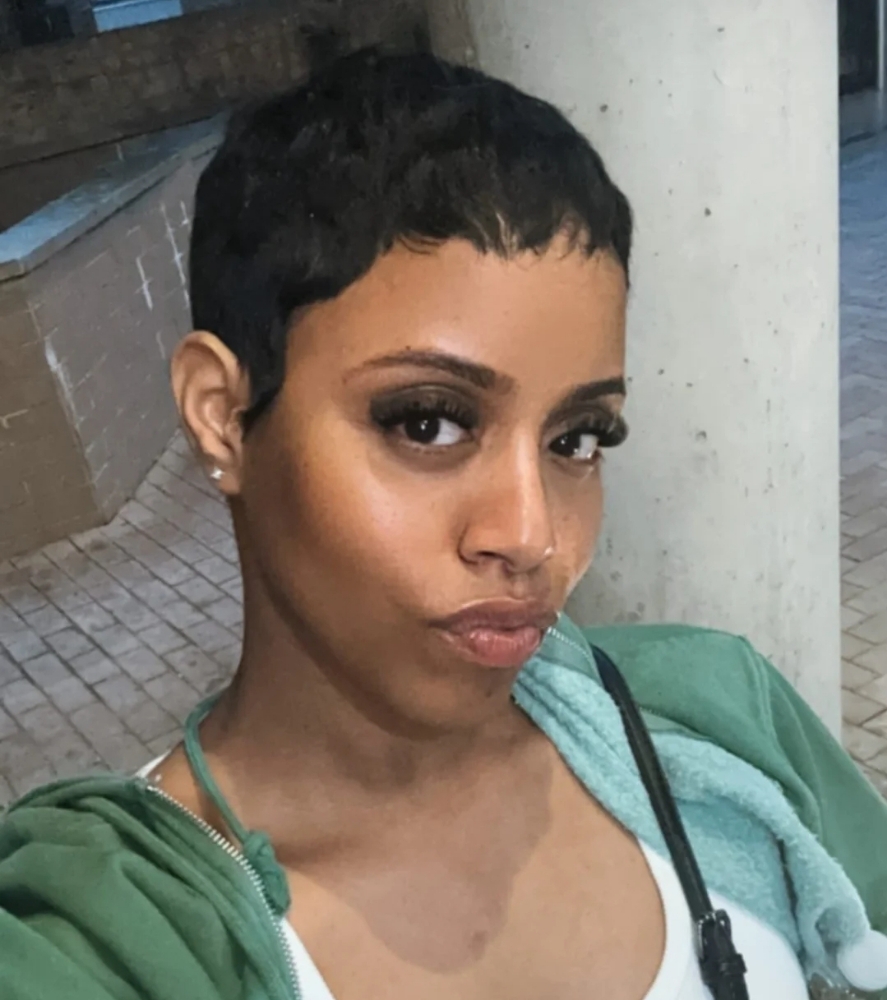Relaxer Mold & Style On Short Hair