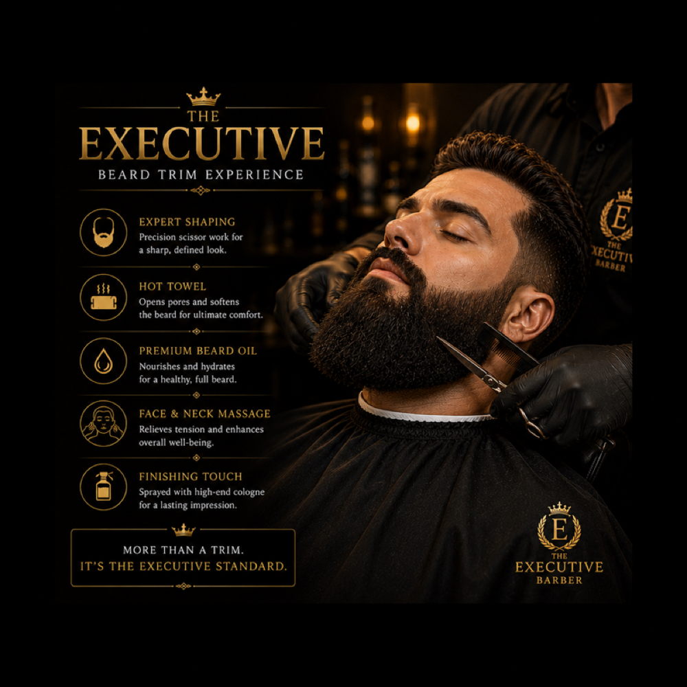 Executive Beard Trim With Tj at Thompsons barber & beauty shop in Cape May Court House, NJ